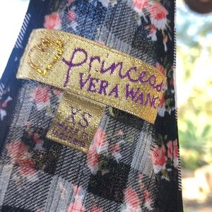 Vera Wang black print halter sundress